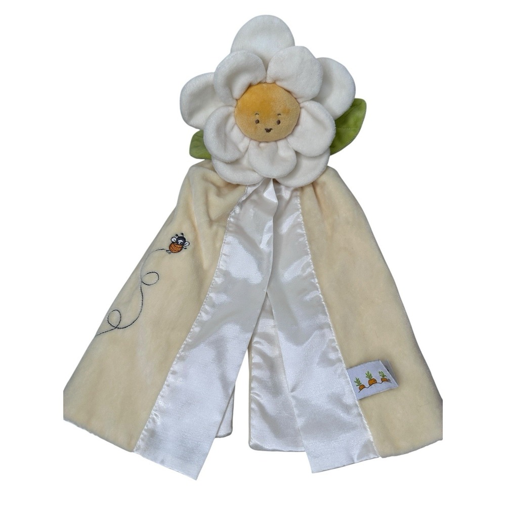 Bunnies by the Bay Daisy Buddy Blanket Baby Security Blanket Lovey Flower Bee